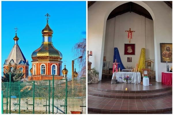 Свято-Покровська церква та костел Різдва Пресвятої Діви Марії